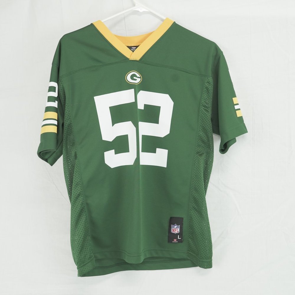 Clay Matthews #52 Green Bay Pack Jersey Nfl team apparel Youth Large